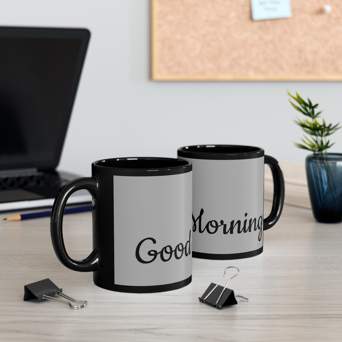 11oz Black Mug