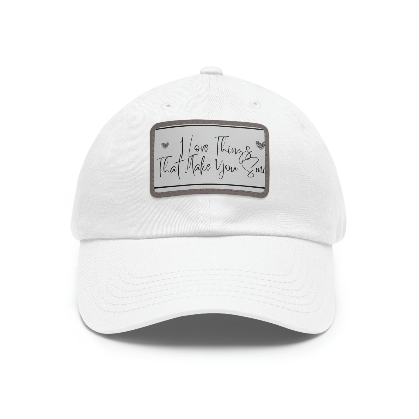 Dad Hat with Leather Patch