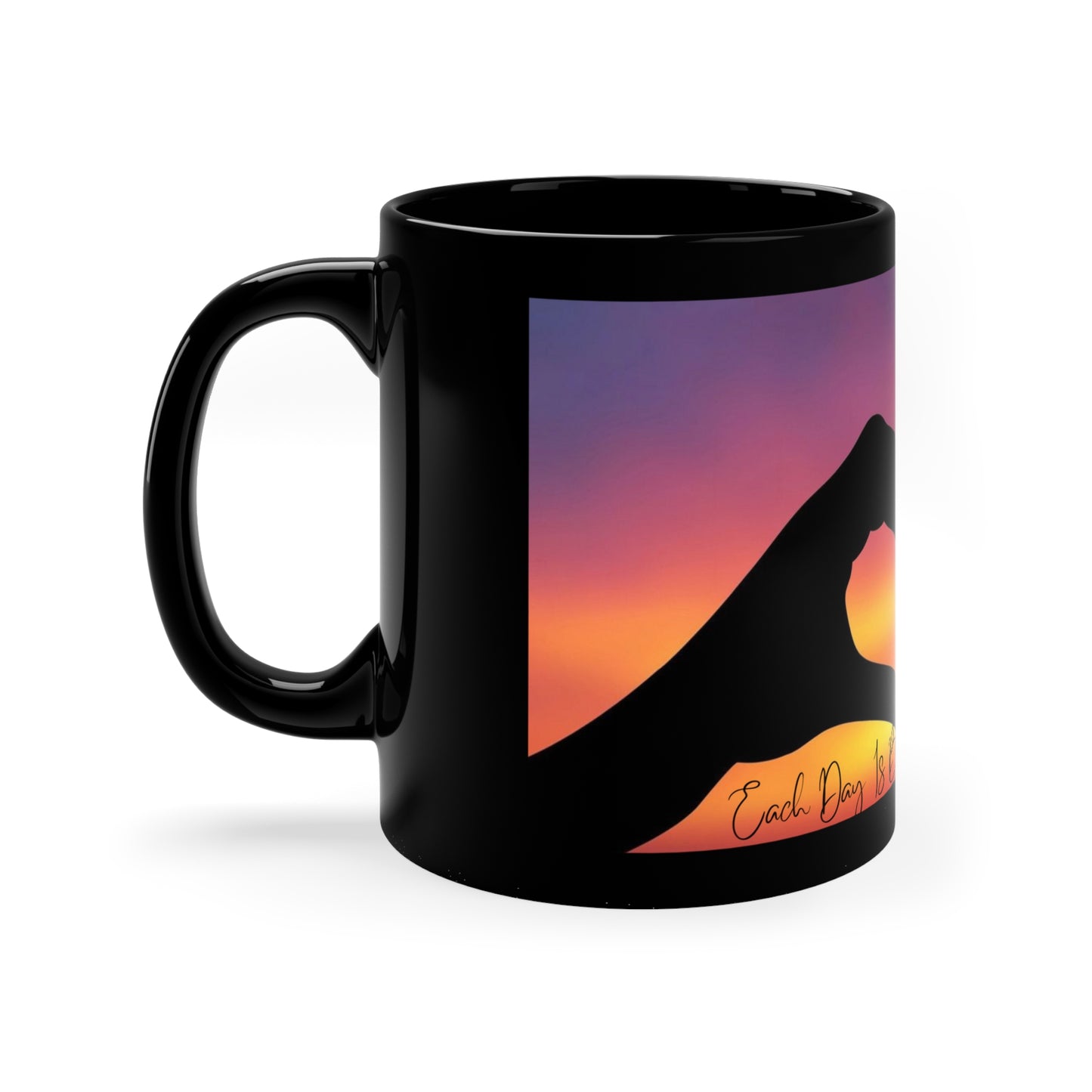 11oz Black Mug