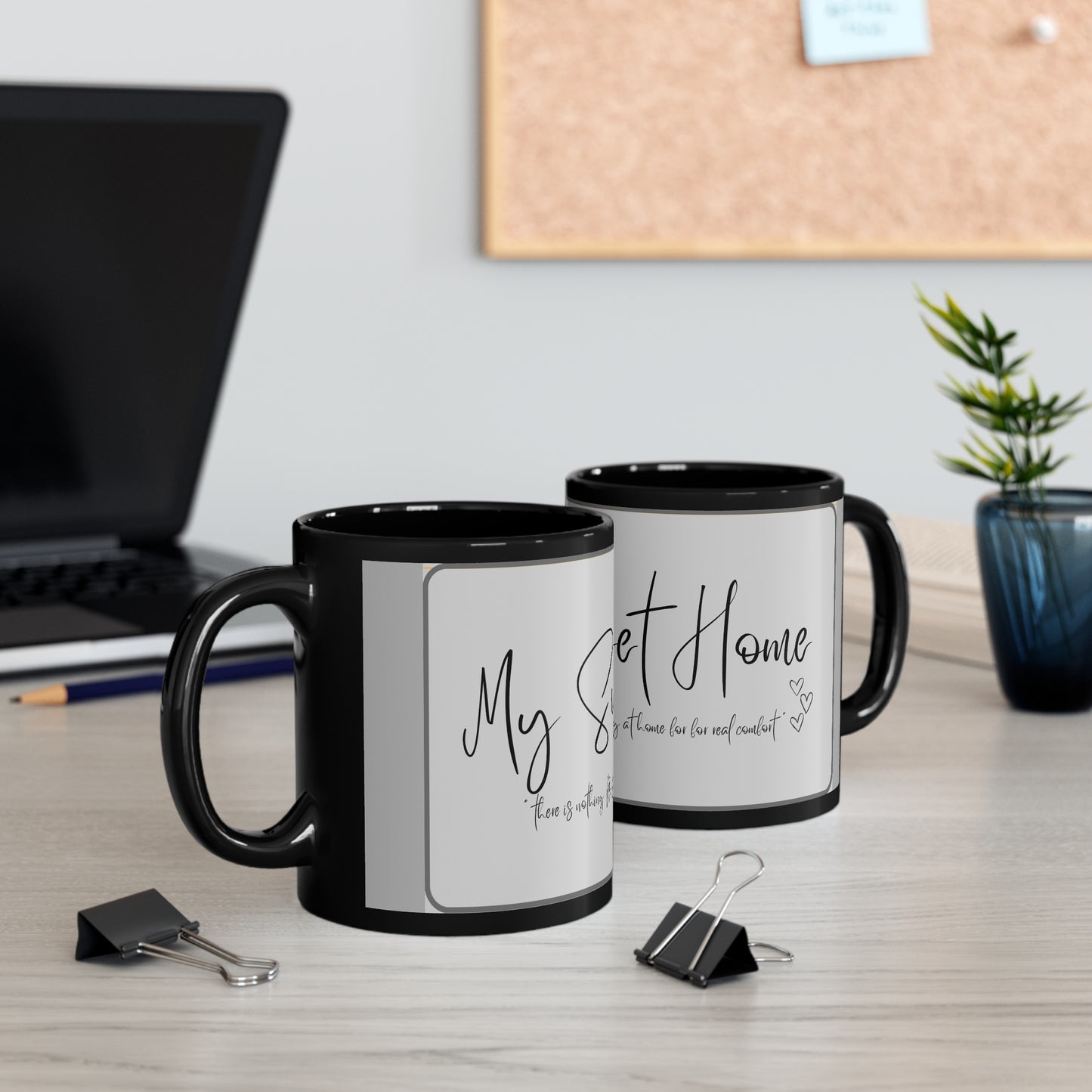 11oz Black Mug