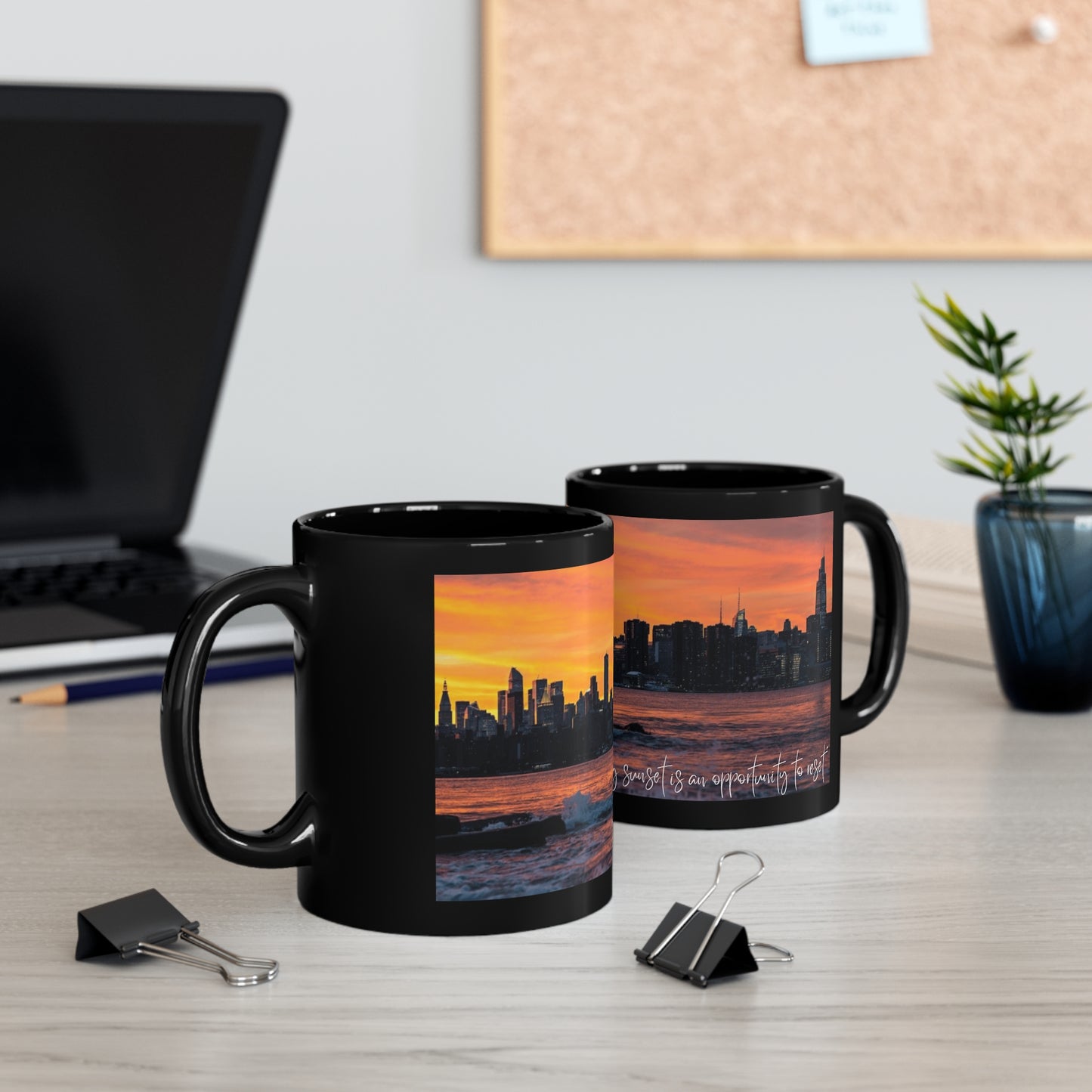 11oz Black Mug