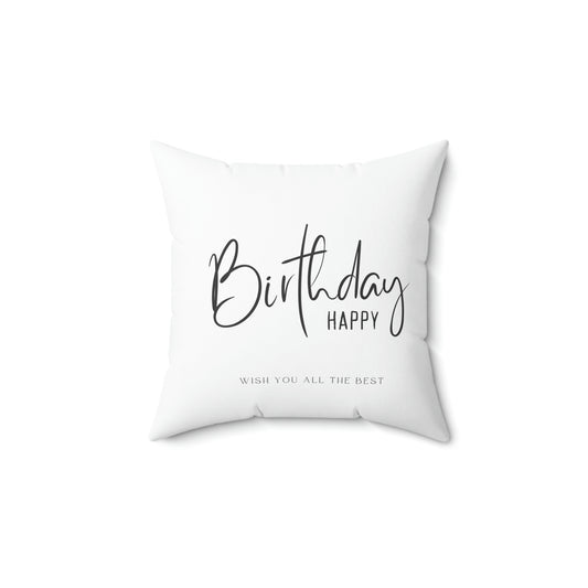 Spun Polyester Square Pillow